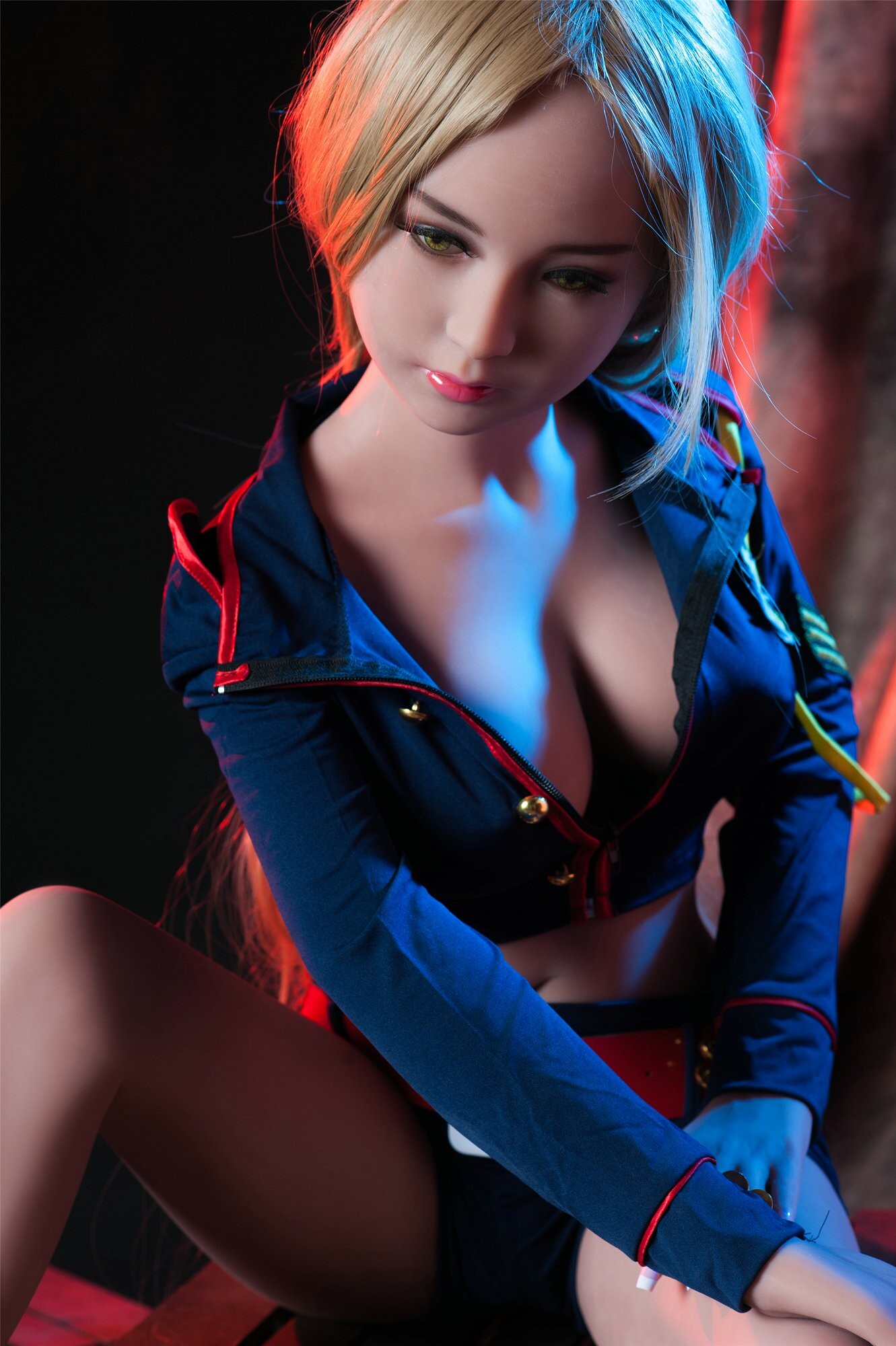 Real Silicone Lifelike 140cm sex doll metal skeleton