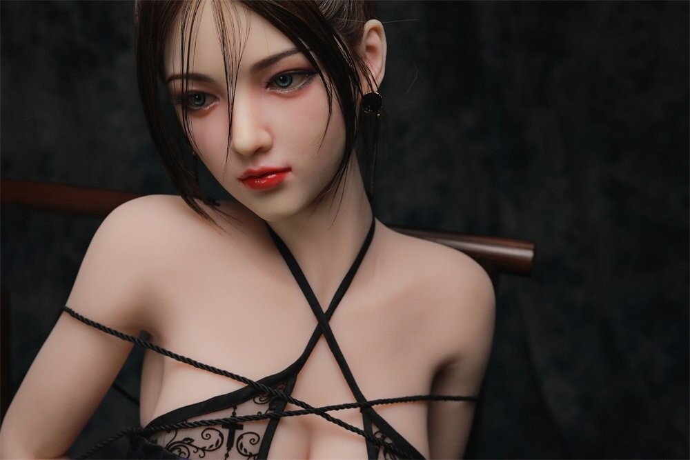 Realistic silicone Head sex doll with oral anal and vaginal holes 170cm/5ft7