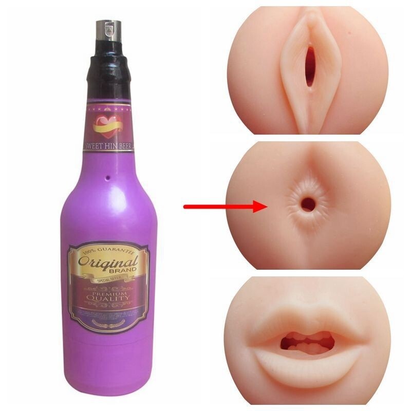 Sex Machine Attachment Anal Male Masturbation Beer Sex Cup for Men