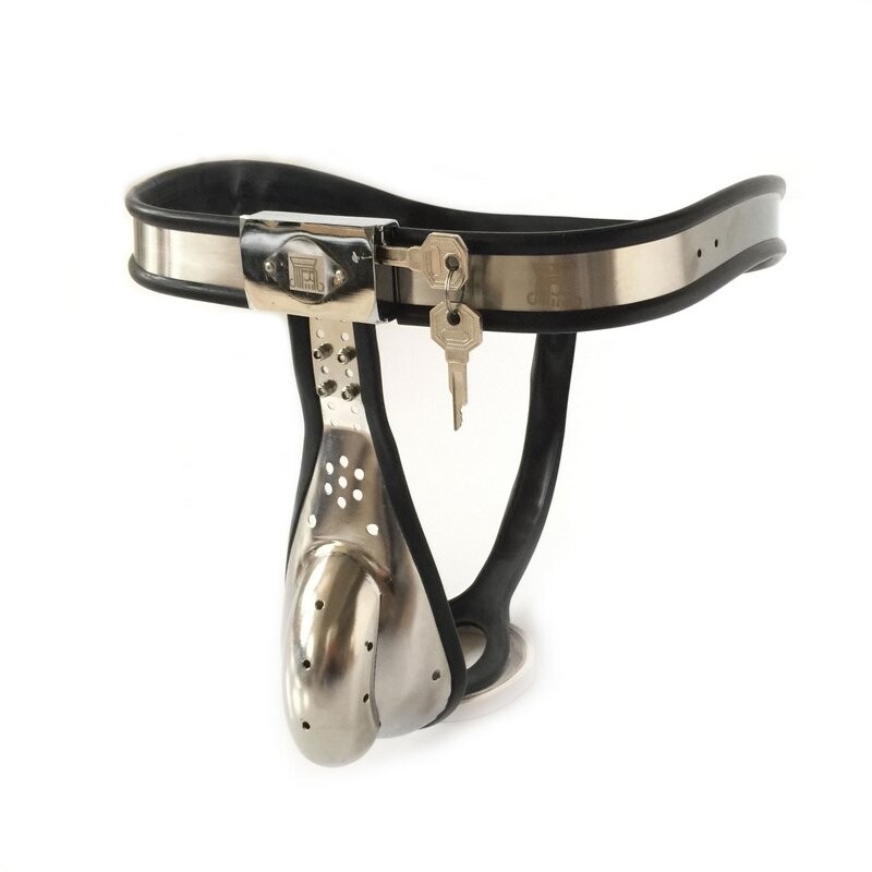 Sex Toys Male Chastity Belt with Cock Cage T-shaped Chastity Device