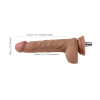 7.5 inch Realistic Veins Erect Penis Silicone Dildo for Sex Machines