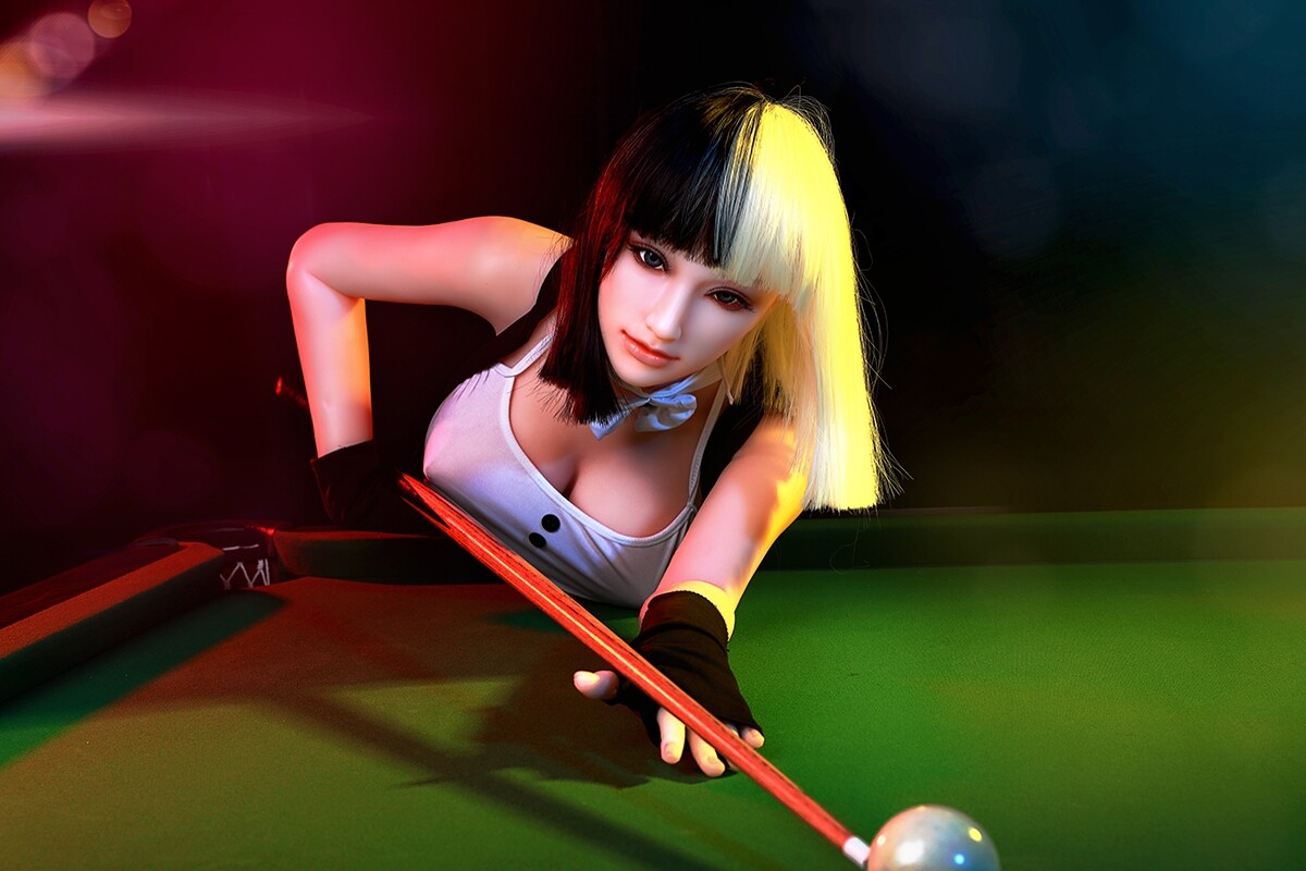 165 cm Silikon-Sexpuppe für Männer mit Metallskelett, europäischer amerikanischer Kopf, Vagina