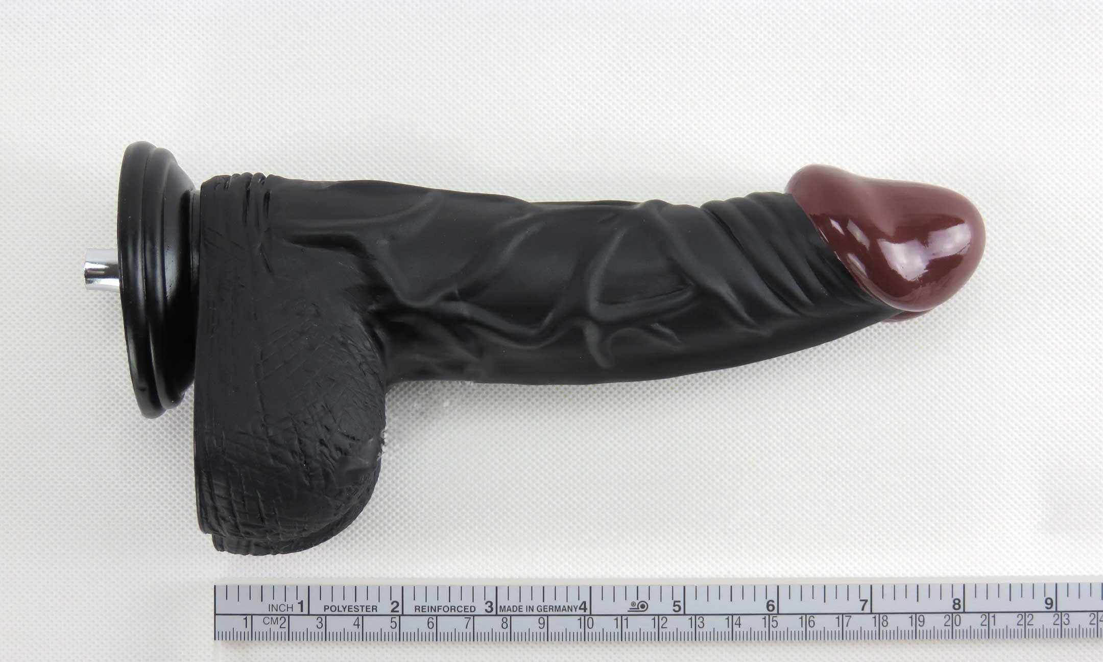 8,26-Zoll-G-Punkt-realistischer Dildo-Zubehör für Premium-Sexmaschine Frauen Masturbation Schwarz