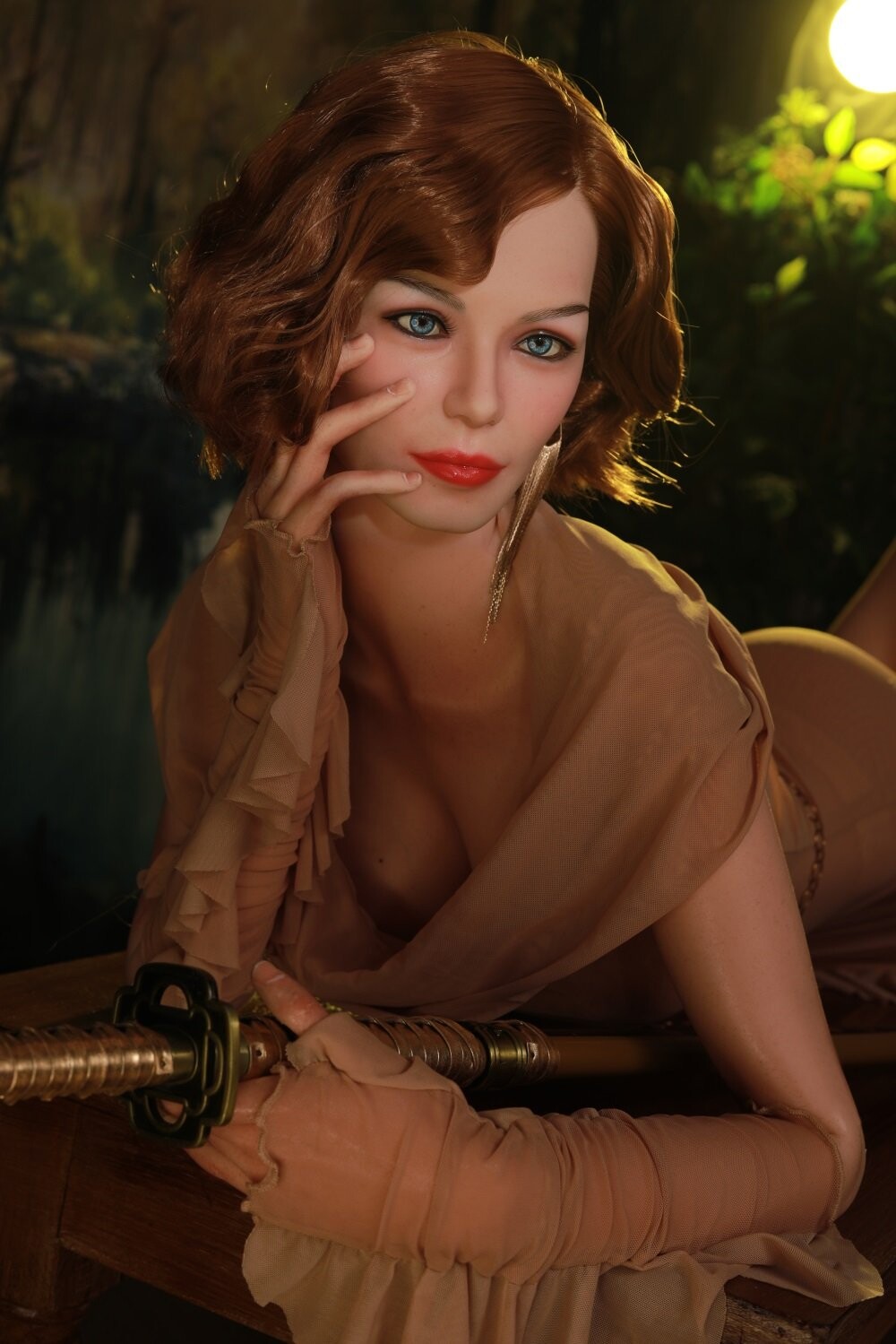 Kurvige Silikon-Sexpuppe mit großen Brüsten 170 cm für ein realistisches Erlebnis