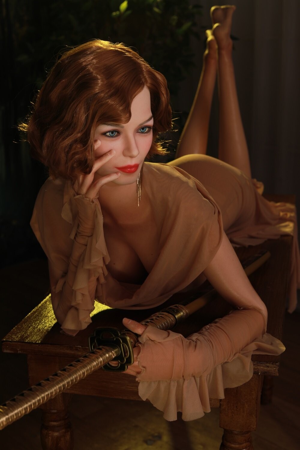 Kurvige Silikon-Sexpuppe mit großen Brüsten 170 cm für ein realistisches Erlebnis