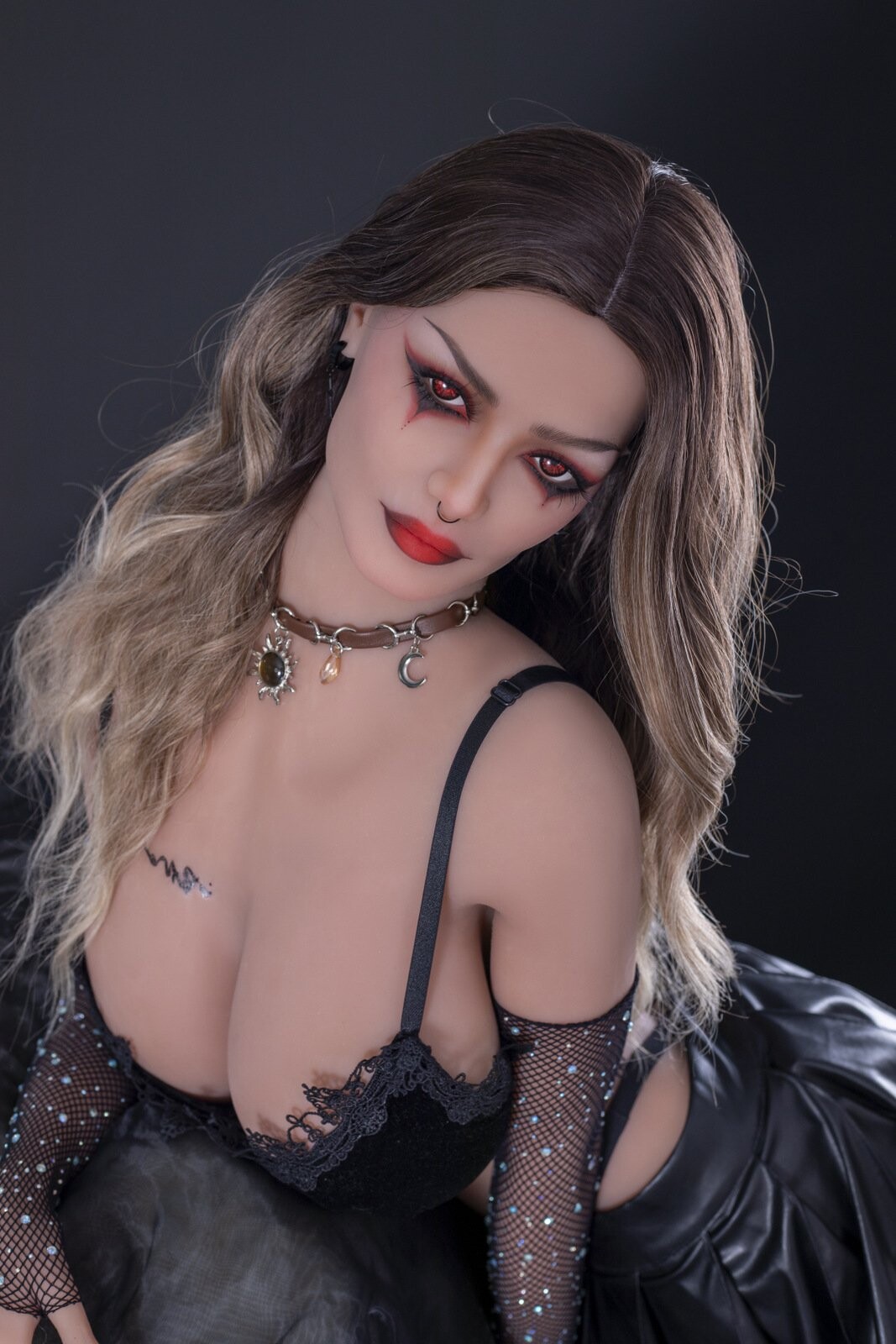 Vollformatige Sexpuppe mit Metallskelett große Brüste 5.51ft/168cm