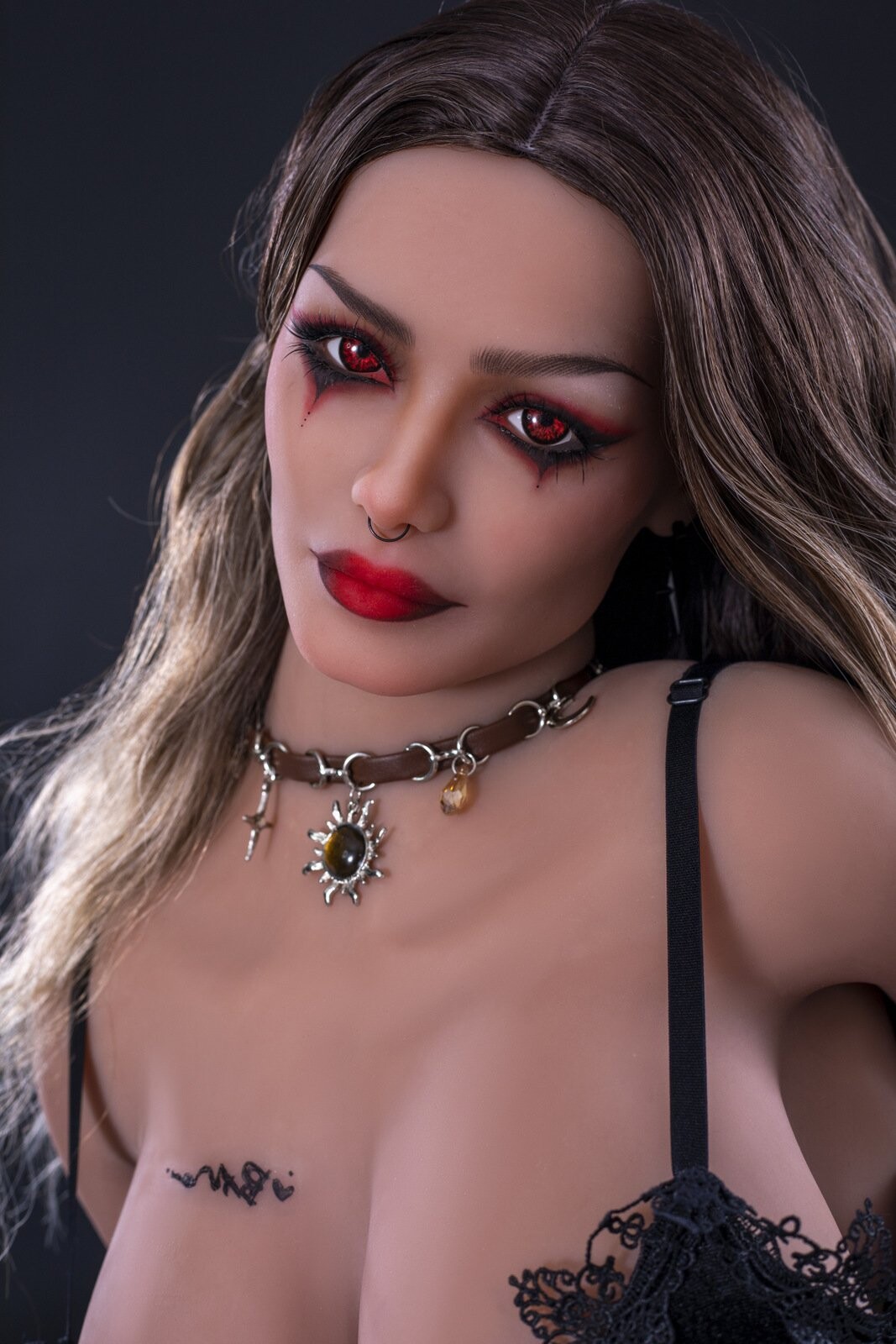 Vollformatige Sexpuppe mit Metallskelett große Brüste 5.51ft/168cm