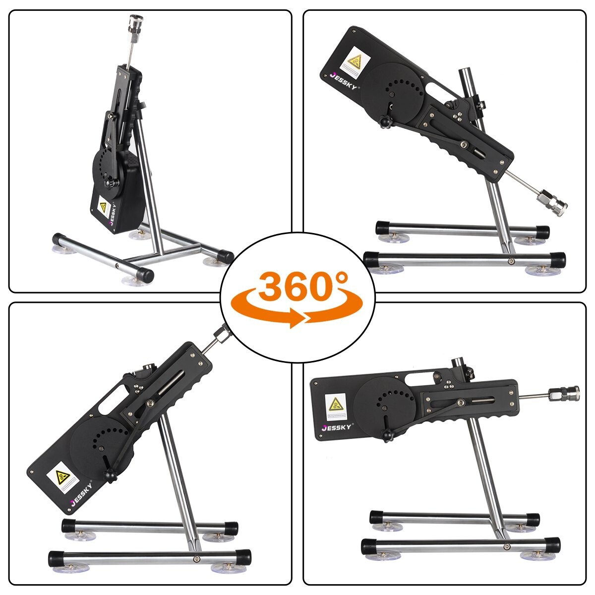 Jessky Sexmaschine mit APP und ferngesteuerten 5 Anhängen