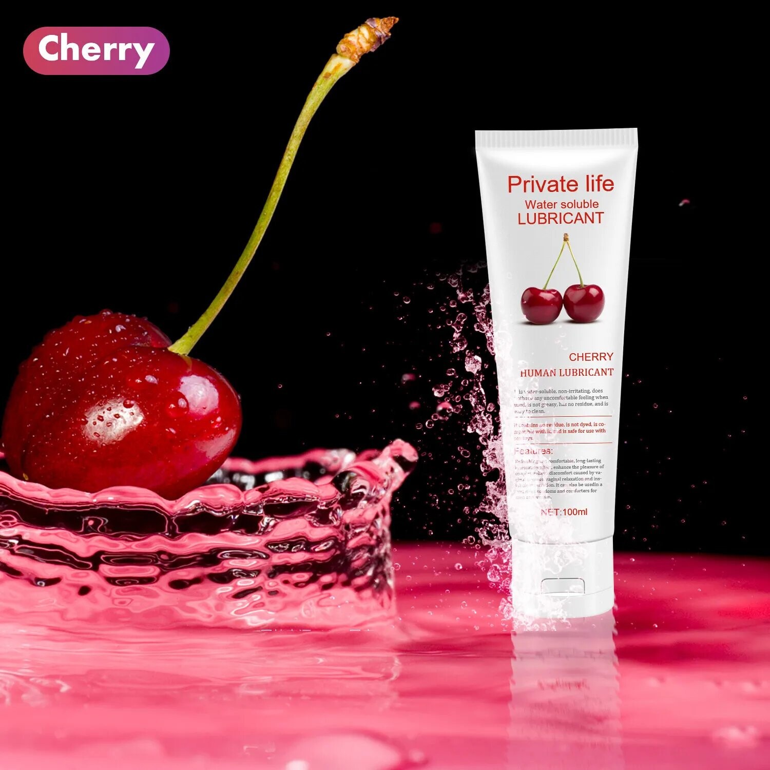 Gleitmittel Sexölgel Erwachsene Orale Produkte Gleitmittel mit Fruchtgeschmack - 100ml