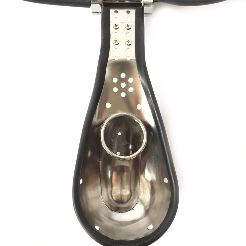 Sex Toys Male Chastity Belt with Cock Cage T-shaped Chastity Device