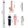 APP-gesteuerte Auto-Sexmaschine für Paare mit männlicher Masturbation und 5 Aufsätzen
