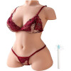 Automatischer Saug-Vibrations-Sexpuppen-Torso mit Vagina Anal Große Brüste 16,97LB/7,7KG