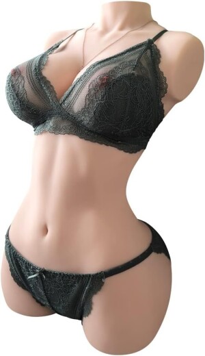 Lebensechte Sexy weibliche Torso saugen Vibrator Sex Puppe 6.9kg/15.4lb