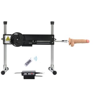 Fernbedienung und kabelgesteuerte Sexmaschine extrem leise und leistungsstark mit großem Dildo