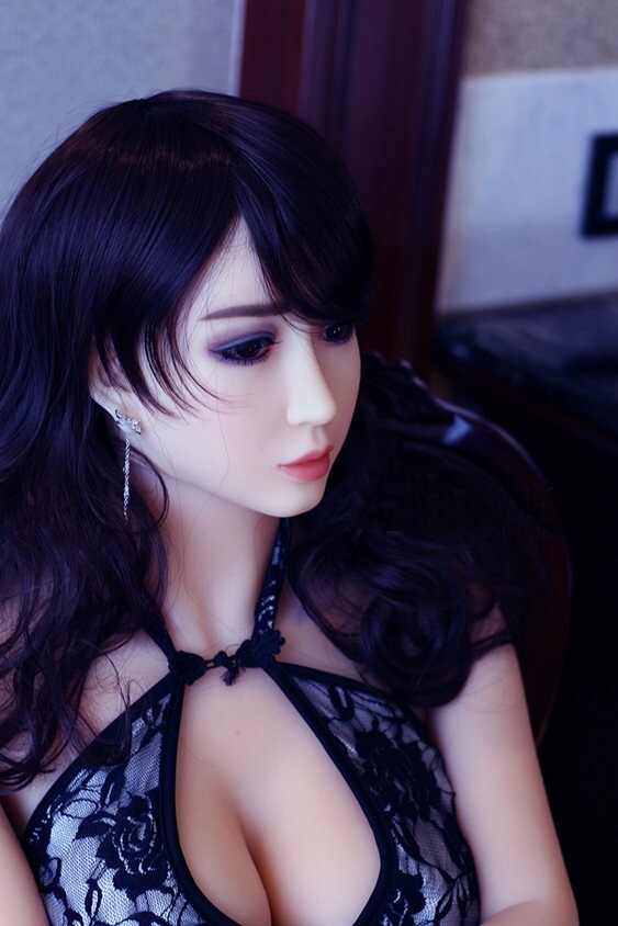 Muñeca sexual de 158 cm, realista, de silicona, con grandes senos, masturbador, vagina