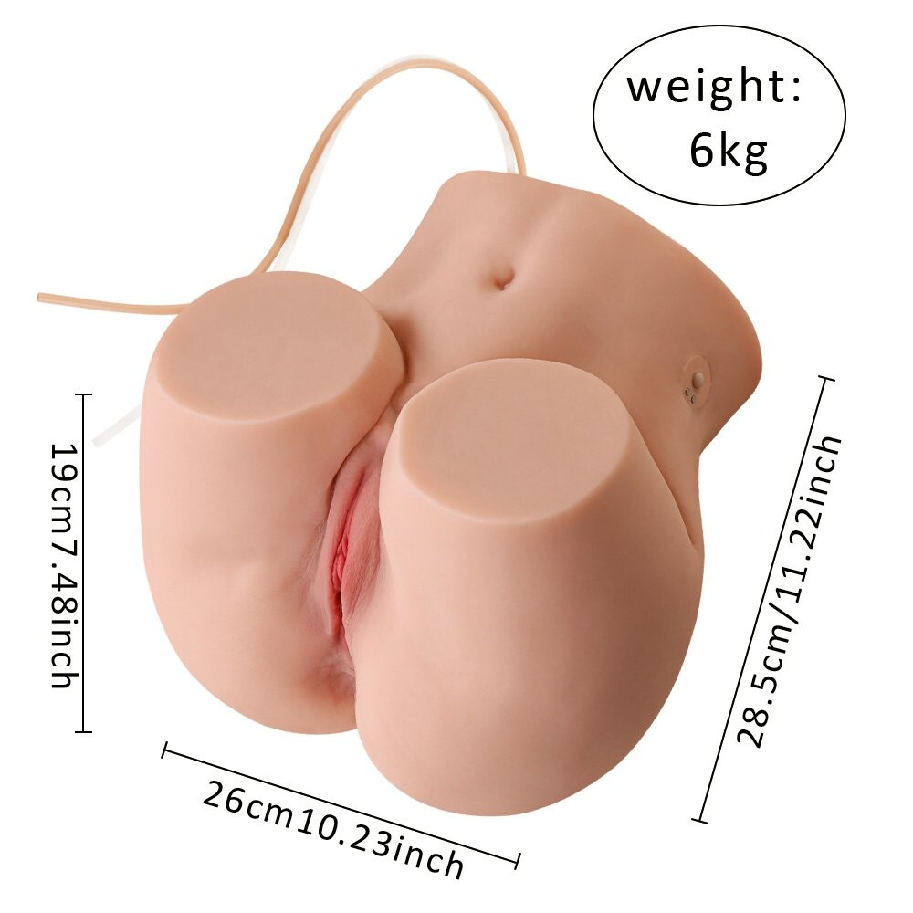 Estimulador realista automático para el trasero con bolsillo para las manos, 6kg/13.22lb