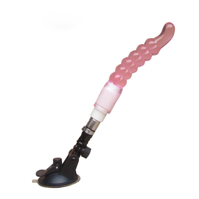Máquina de sexo automática con accesorio anal de mini consolador de 18 cm de longitud y 2 cm de ancho en color morado