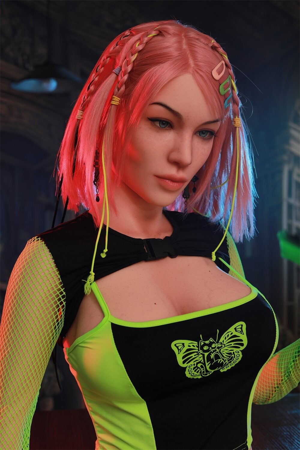 Muñeca Sexual de Silicona Completa 170cm con Grandes Senos y Textura de Piel Realista