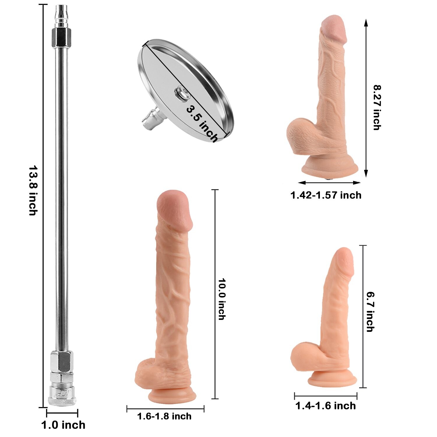 Jessky Máquina Sexual con APP y Control Remoto 5 Accesorios