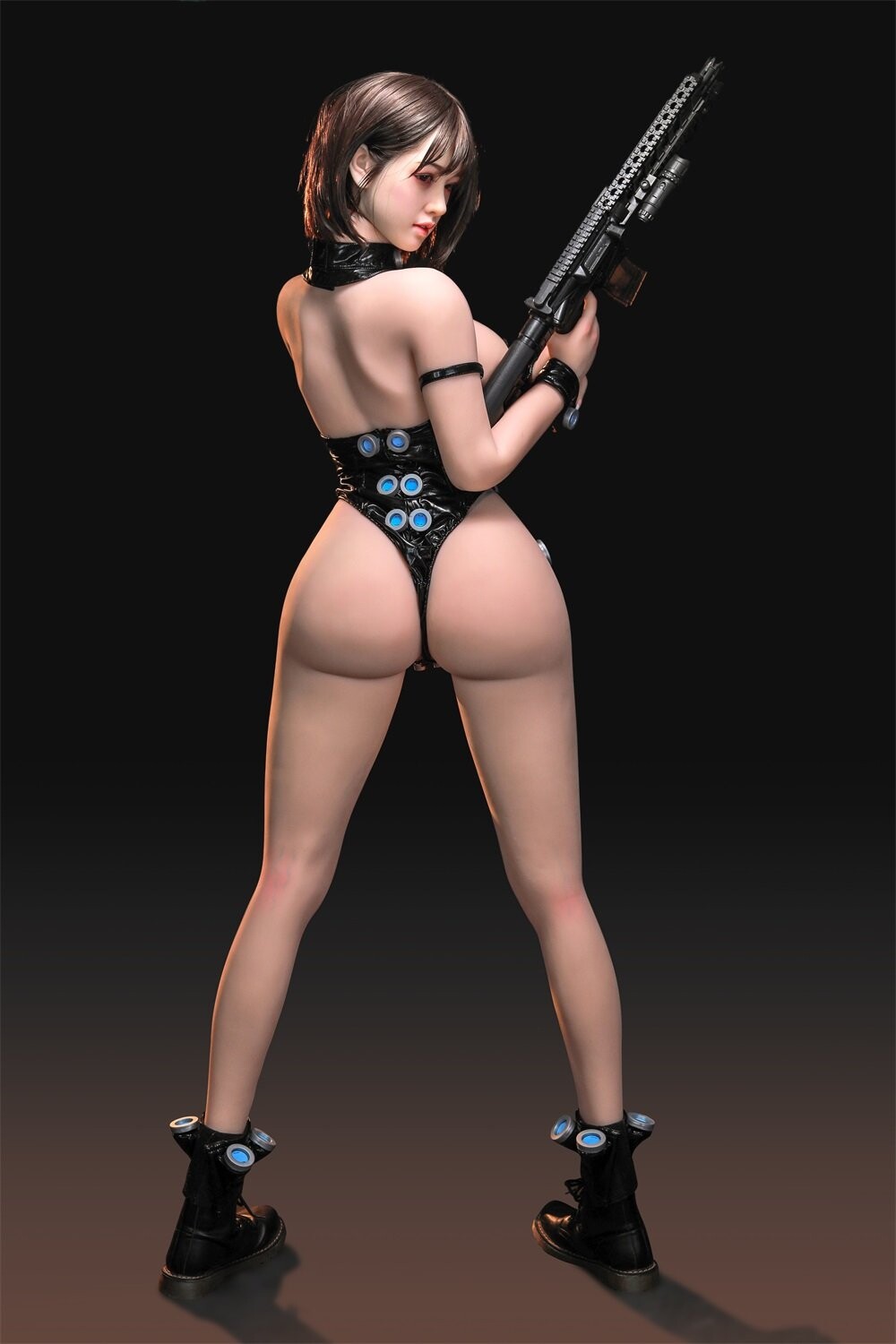 Muñeca Sexual Realista Gran Trasero Vagina Real Anal Oral 5.51 pies/168 cm