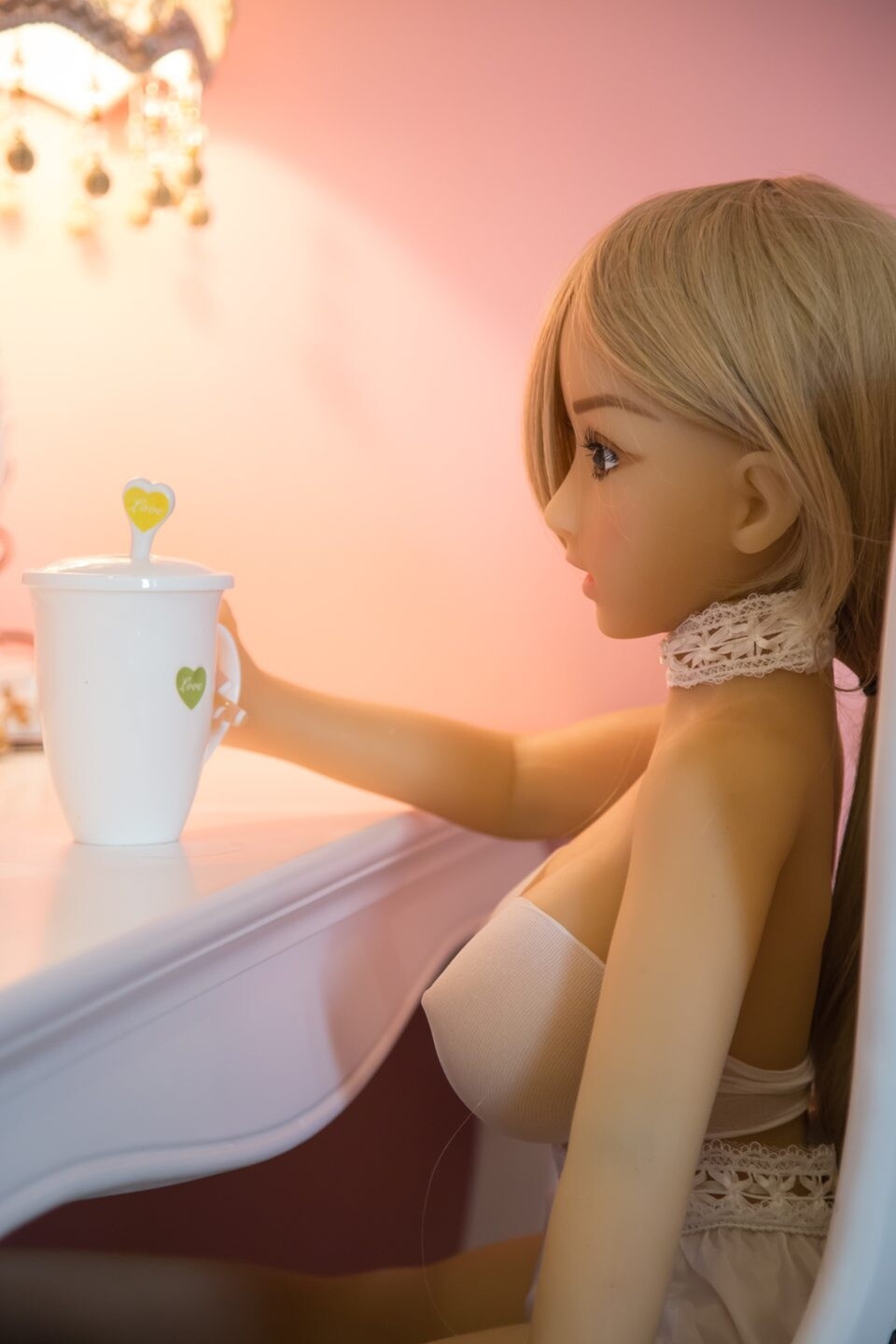 Lucy - Muñeca sexual de silicona con realidad oral vaginal y anal para hombres