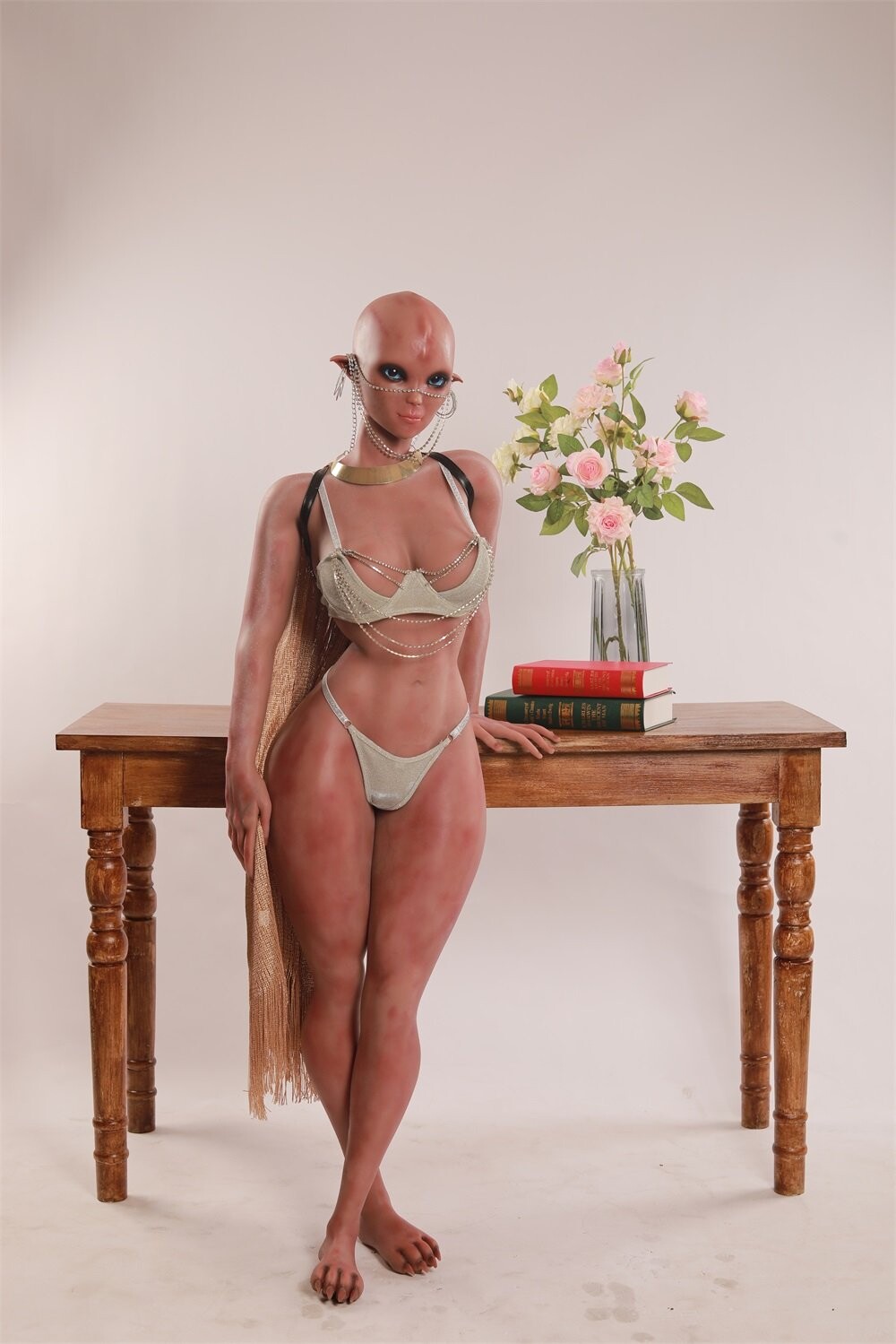 Muñeca Sexual de Fantasía Élfica Realista de Silicona Premium