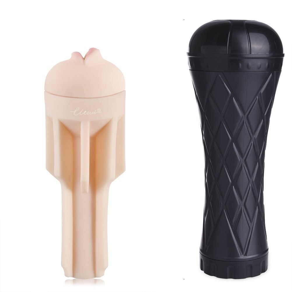 Realista Copa de Masturbación Masculina Emulativa para Sexo Oral