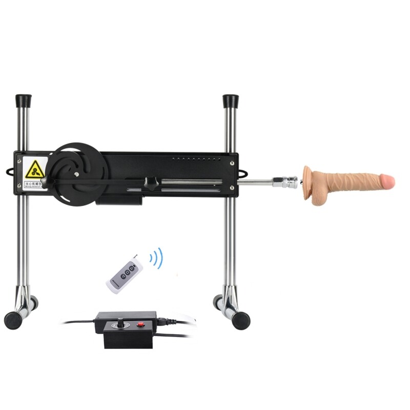Máquina de sexo controlada de forma remota y con cable, extremadamente silenciosa y potente con gran consolador
