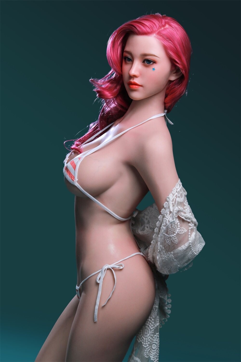 muñeca sexual de silicona con esqueleto oral y vagina realista 5.51 pies/168 cm