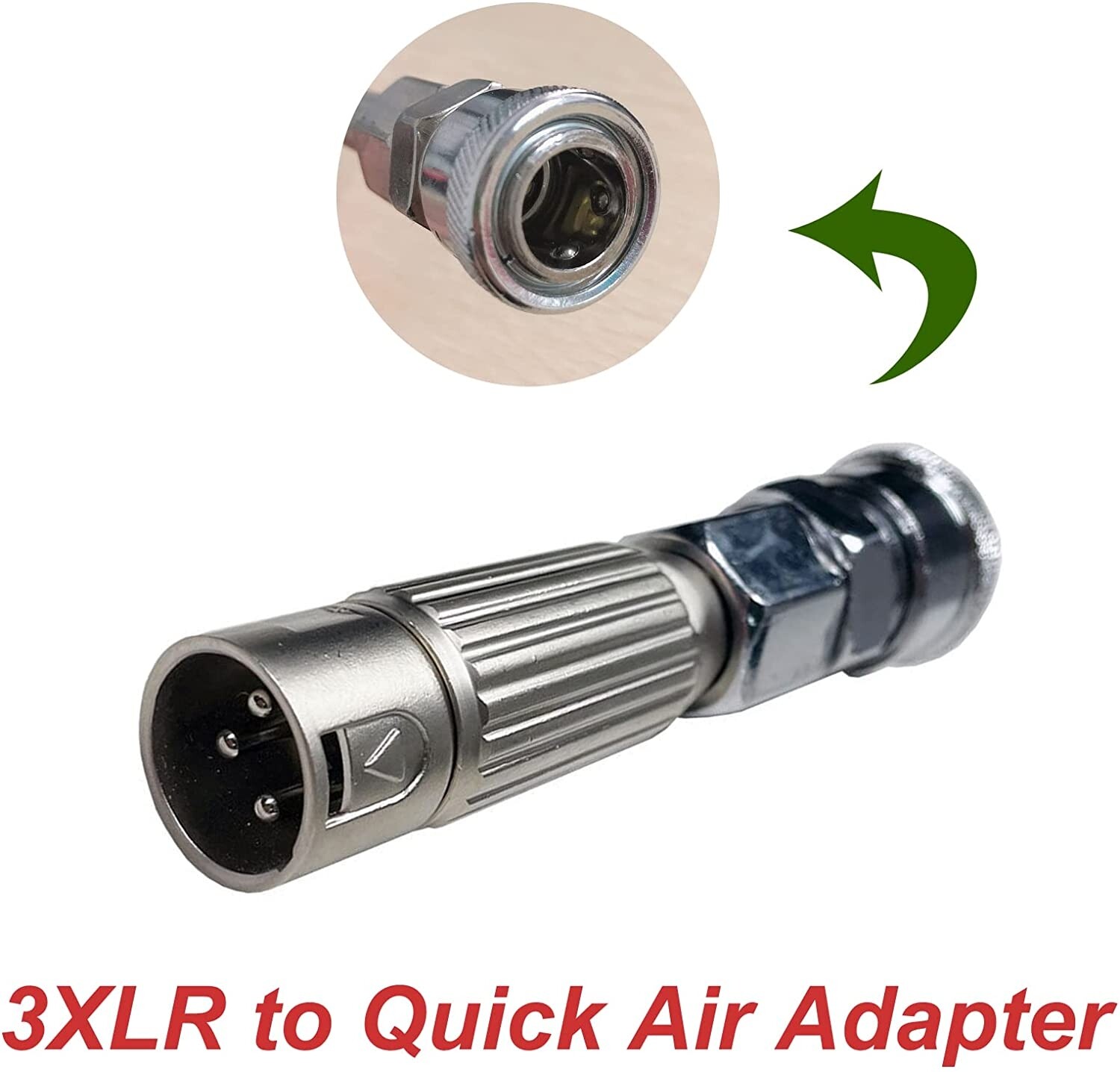 3 XLR Connector naar Quick Air System Adapter Machine Compatibel met Vac-U-Lock Machine Accessoires Transmissie Accessoires