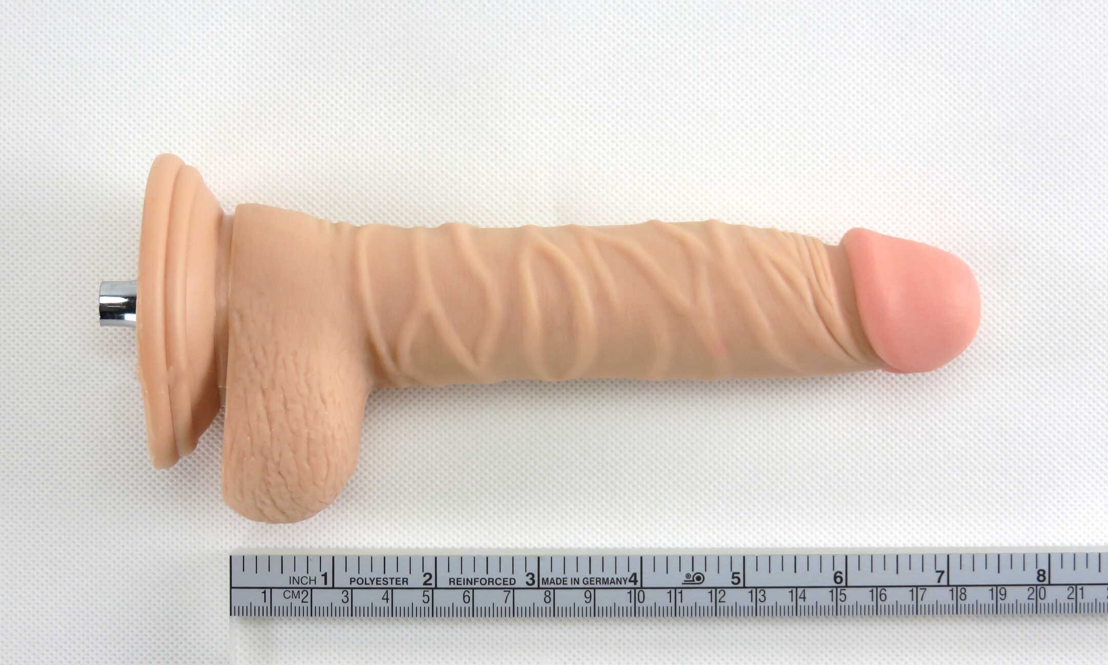 7.87'' Premium Seksmachine Dildo Bijlagen, Realistische Touch Feel Naakte Lul, 5.51 Inch Inbrengbare Huid