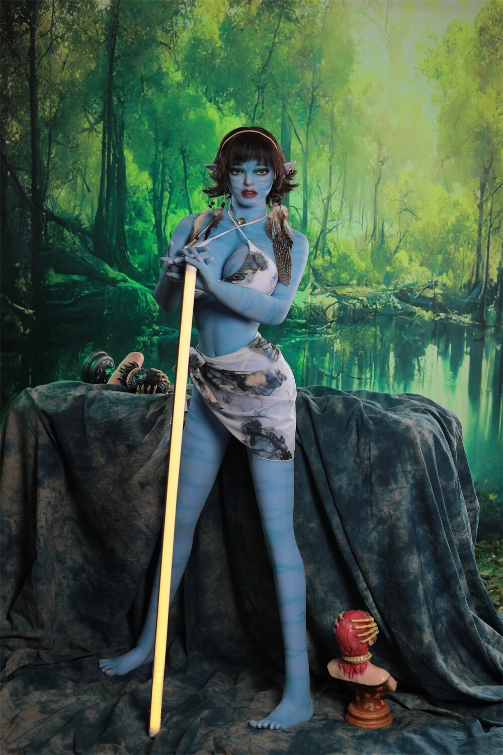 Avatar Volwassen Pop Realistische Alien Seks Liefde Pop met Grote Borsten 165cm/5ft5