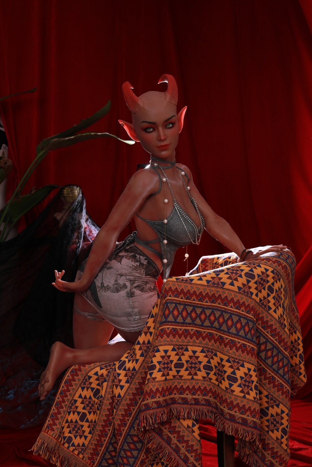 Premium Elf Fantasy Sekspop met Gedetailleerde Kenmerken