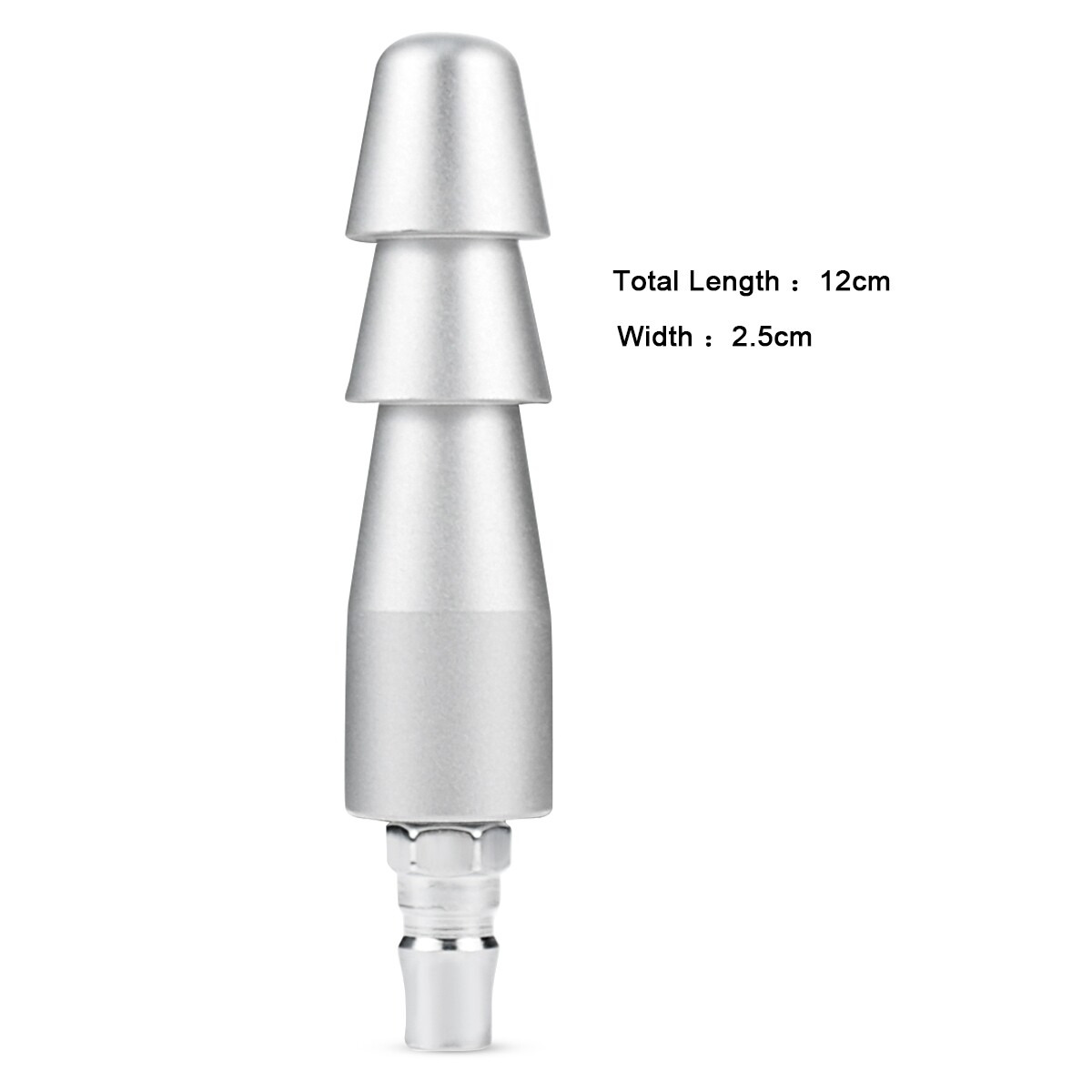 Hard Lock Seksmachine Accessoire, Enkele Dildo Vac-u-Lock Houder (Zilver)