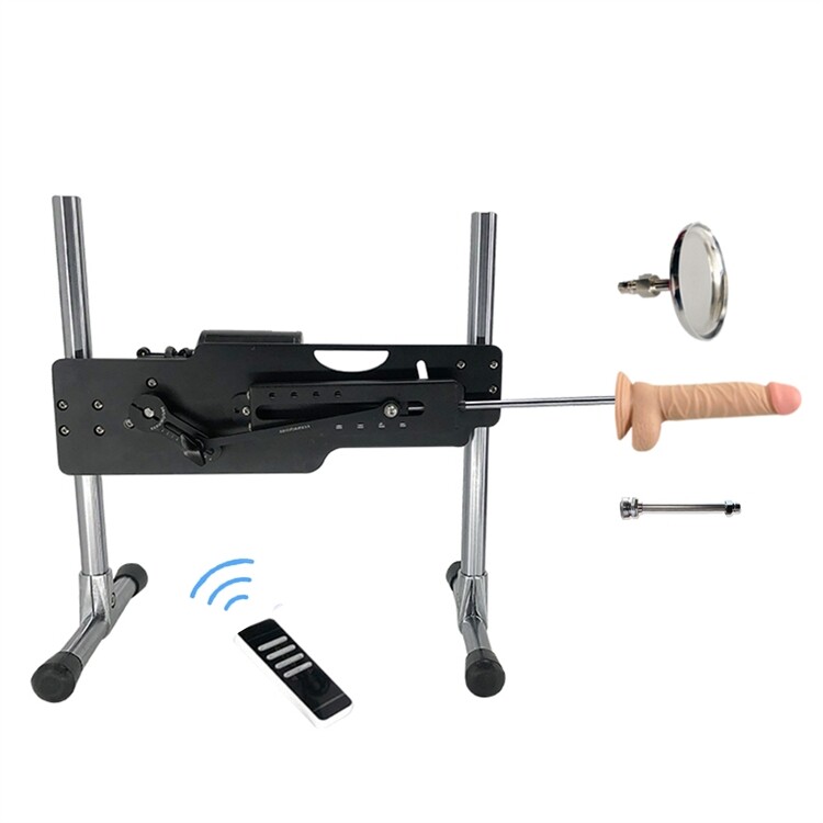 Nieuwe aankomst Speciale korting 6 Speed Smart Sex Machine Draadloze afstandsbediening Neuksmachine Rood/Zwart