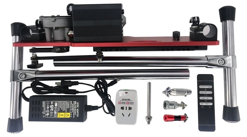 Nieuwe aankomst Speciale korting 6 Speed Smart Sex Machine Draadloze afstandsbediening Neuksmachine Rood/Zwart