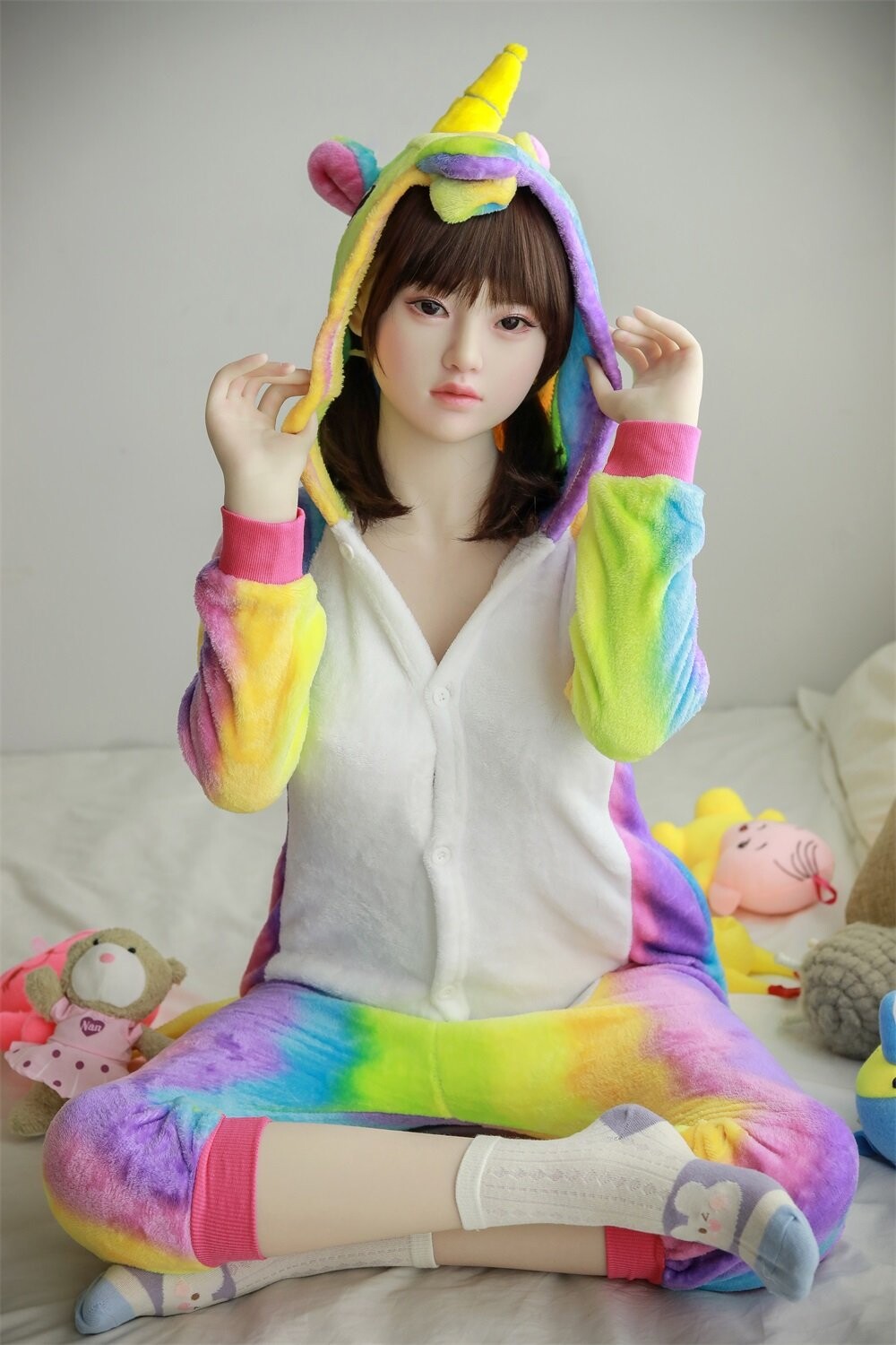 Realistische siliconen sekspop met volledig lichaam en metalen skelet voor levensecht spel 4.85ft/148cm 