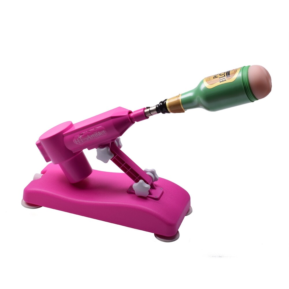 Seksmachine voor mannen en vrouwen, intrekbaar, instelbare snelheden met 4 bijlagen