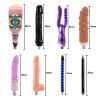 Seksmachine met 8 stuks dildo en orale cup voor koppels