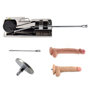 Metal Sex Machine 120w Powerful Penetration Force and No Noise WIthi 4pcs Dildo Attachments