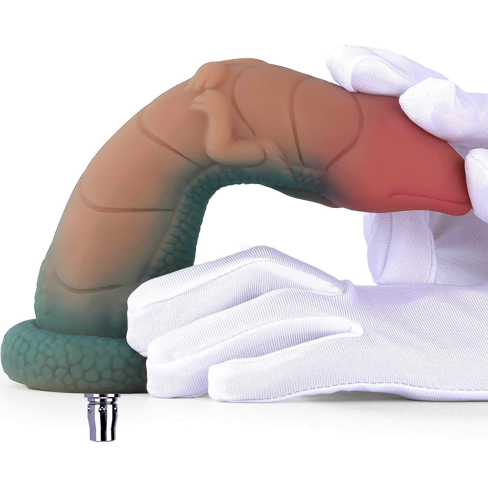 7.9inch Dildo di Drago in Silicone Platinum Dildo Fantasy Mostro per Jessky Macchine del Sesso Premium