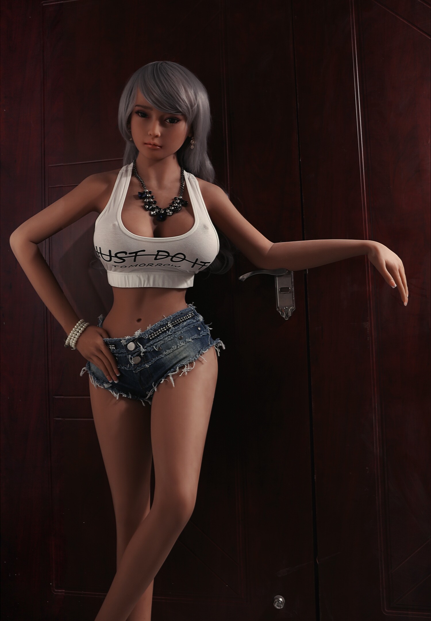 Bambole Sessuali con Seno Grande 158cm Bambola Sessuale Prodotto per Sesso Orale Anale Vagina