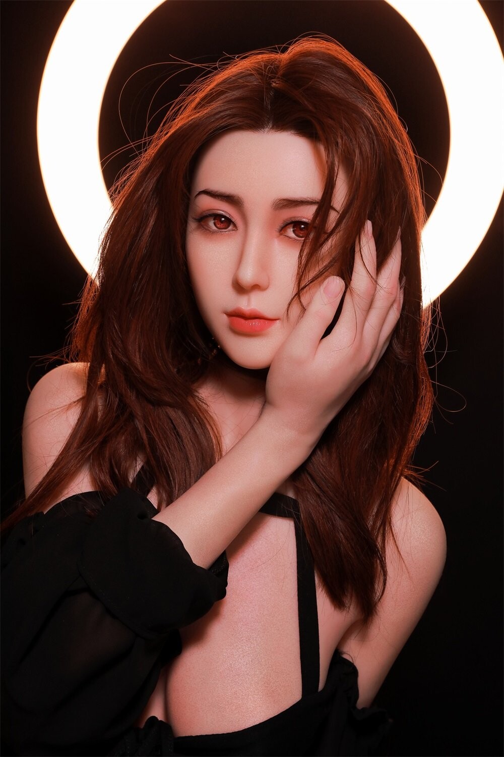 Bambola sessuale con grandi seni, scheletro in metallo e vagina e sedere realistici alta 5 piedi 5 pollici/165 cm