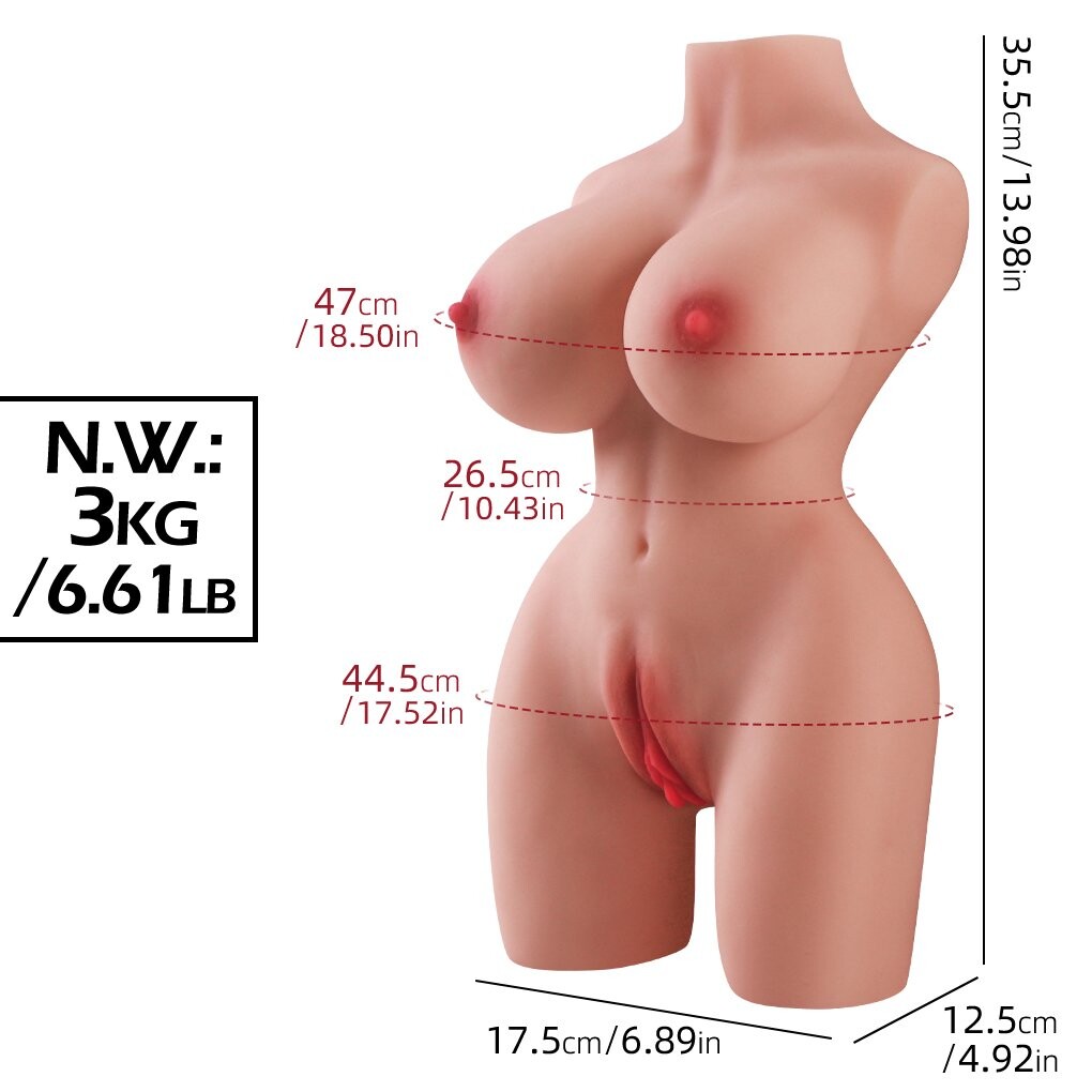 Bambola Torso Femminile Likelife per Uomini 6.61lb / 2.99kg