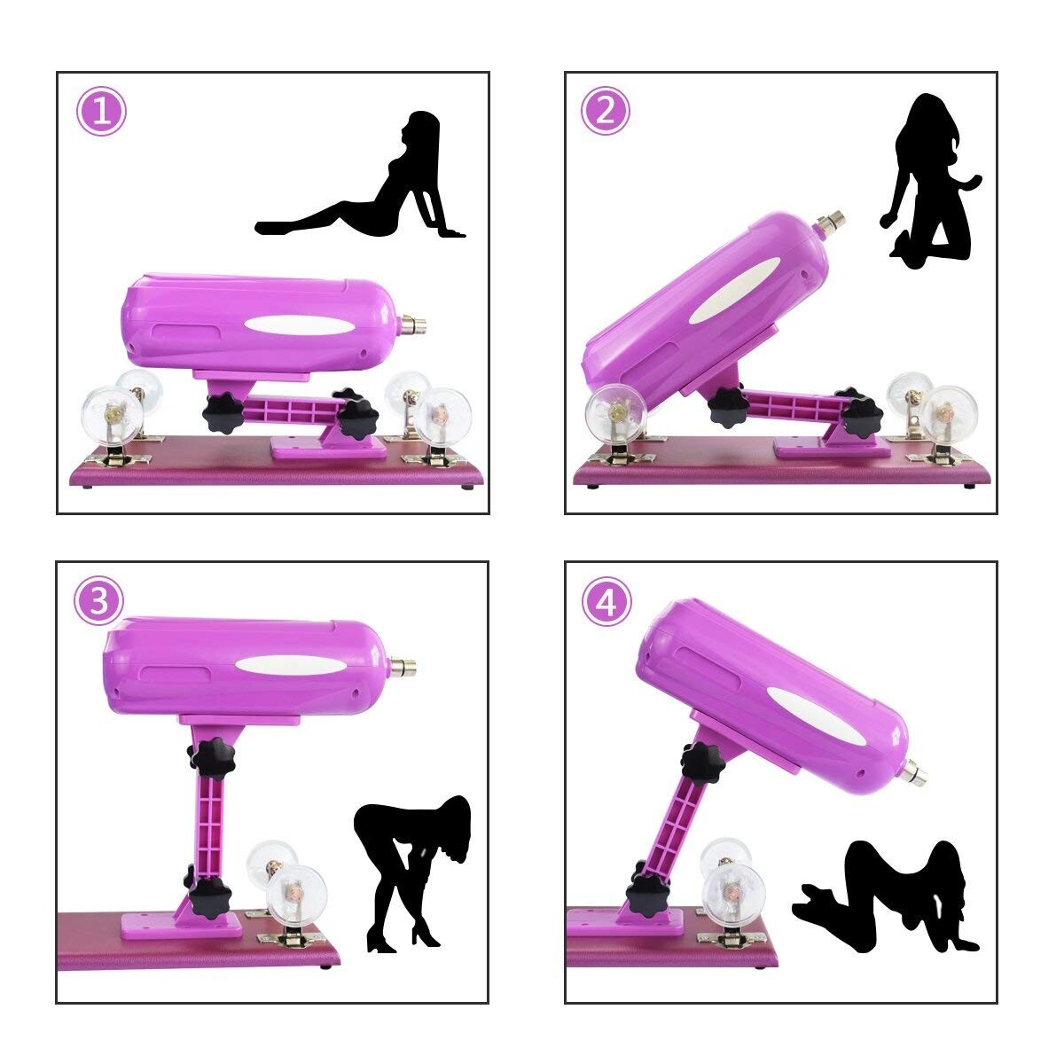 Macchine per la masturbazione automatica con aggiornamento multi-angolo con dildo e accessori anali