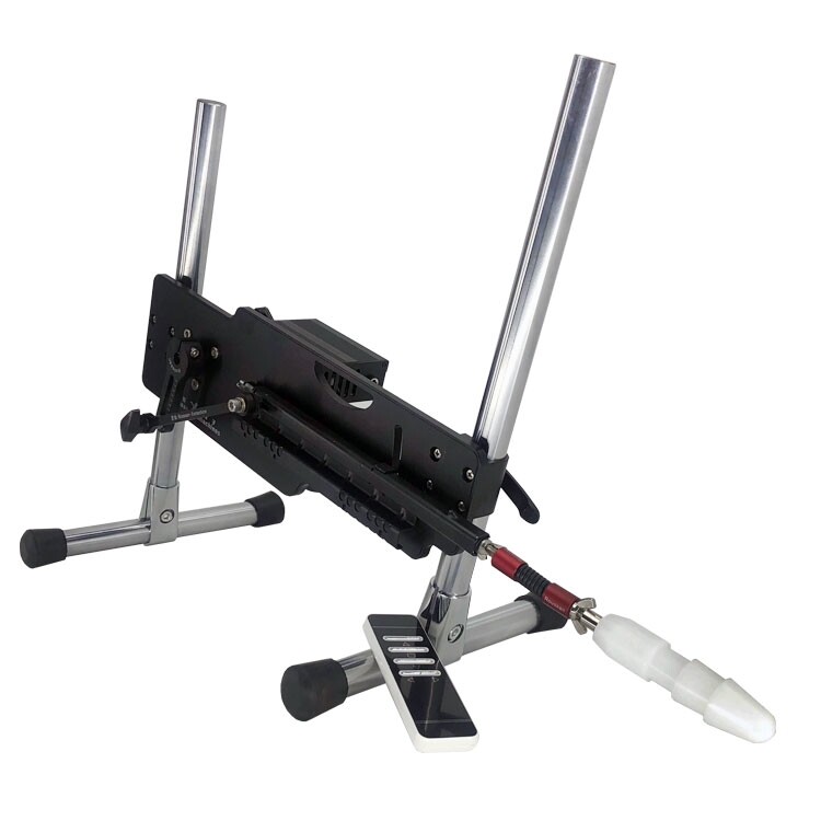 Nuovo arrivo Sconto speciale 6 Speed Smart Sex Machine Wireless Telecomando Macchina del cazzo Rosso/Nero