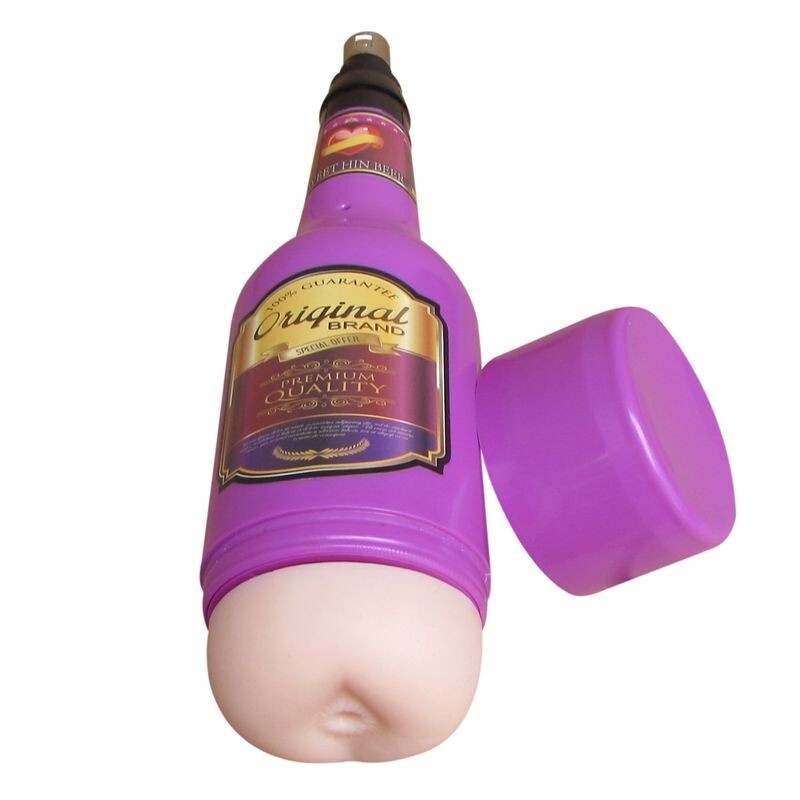 Attacco per macchina del sesso anale Masturbazione maschile Tazza per birra Sesso per uomini