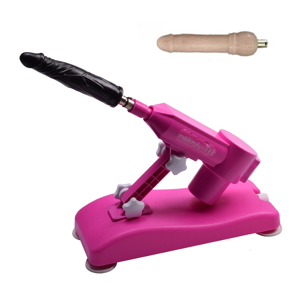 Macchina del sesso aggiornata con 2 dildo, robot macchina dell'amore silenziosa