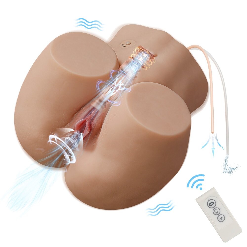 Vibratore 3D Pocket Pussy Ass Stocker Con Auto Succhiamento Vagina 13.45lb/6.1kg`