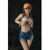 Bambola sessuale reale atletica da 166 cm con coppa C (5'4 ft) con le curve giuste